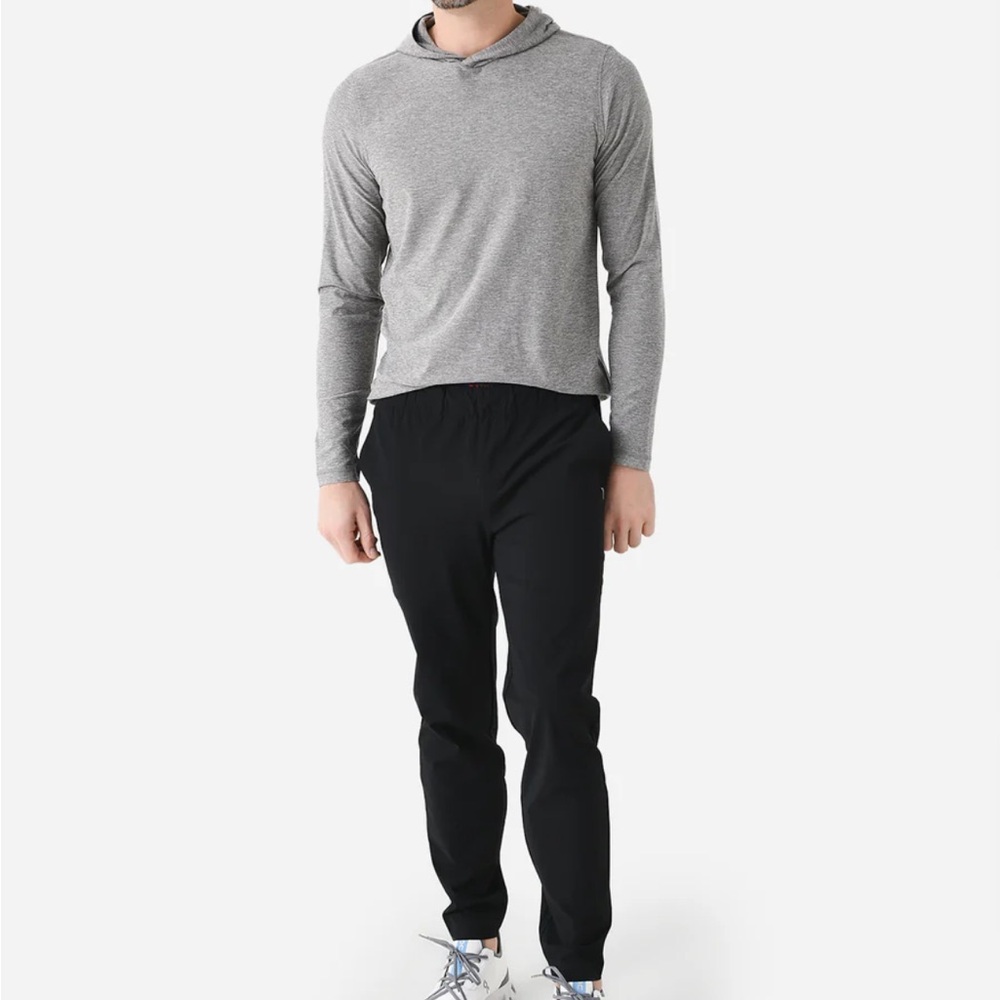 Vuori Fleet Jogger Pants Mens  Performance Pull On Athletic Gym V429 Black sz L
